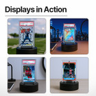Sports Trading Card Rotating Display - Adjustable Speed Spinning Stand Holder