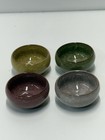 Ceramic Glazed Mini Succulent Plant Pot Planter Vintage Style Set Of 4 Pottery