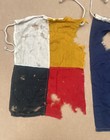 Lot Of  4   Authentic Vintage Nautical Signal Flags Maritime Ship Weathered