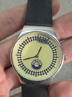 Vintage Lionel Train Watch Black Rubber Band