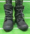 New  Black 2 5 hidden Wedge Heel Round Toe Lace Up Ankle Boots Women Size 7