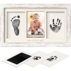 Inkless Baby Hand And Footprint Kit Boy  Girl - No Mess Ink Pad Vintage White