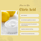 Pure Citric Acid Powder - Highest Quality Grade Anhydrous - 4 Oz - 50 Lb  bulk 