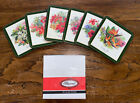 Vintage In Box Pimpernel Caribbean Flowers Set Of 6 Drink Coasters- England