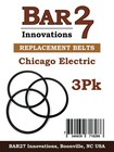 3 Pack Replacement Drive Belt Harbor Freight - Chicago Electric-abn Rock Tumbler