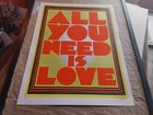 Chuck Sperry Poster  all You Need Is Love  2017 Art Print  signed 