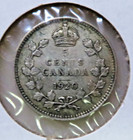 1920 Canada Silver 5 Cents-higher Grade Xf