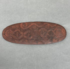 Good Small Australian Aboriginal Tribal Art Carved Churinga Message Board Ochre