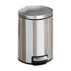 Better Homes   Gardens 4-pack Stainless Steel Round Step Trash Can  1 3 Gallon