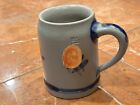 Wandererfreunde Langerselbold Cobalt Blue Salt Glaze Pottery Mug Stein  5l Tulip