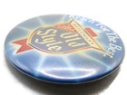 Vintage Heileman s Old Style Beer Pinback Button  reach For The Best  Slogan