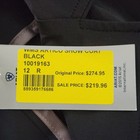 Ariat Pro Artico Show Coat Equestrian Jacket Button zip Womens 12r Black