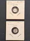 1890 Guatemala 1 4 Real Coin  0 835 Silver     Lot Of 2  Km  158