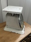 Vintage American Family Scale White Metal 25 Lbs Farmhouse Kitchen Decor