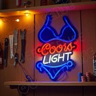 16  x10  Coors Light Beer Blue Bikini Led Neon Sign With Dimmer Usb Powered Lamp