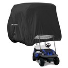 Black Golf Cart Cover For Yamaha Ezgo Club Car  190t 2 Passenger Enclosure Cover