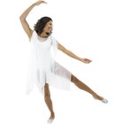 Danzcue Womens Worship Praise Dance Crepe Overdress