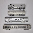 Ho Scale Lot Of 4 Dummy Silver F7 Streamliner Project Cars 