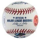 David Wright Signed autographed Oml Baseball New York Mets Jsa 192861