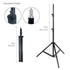  2 Packs  Studio Lighting Photo Light Stand For Flash Strobe Continuous Light