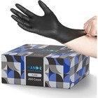 Durable Nitrile Gloves Disposable Textured Grip Non-latex Powder Free Cleaning