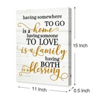 Home Blessing Family Wall Decor having Somewhere To Go Is A Home Wall Decor C   
