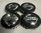 Wheels Center Caps   Gray  Nissan Set Of 4  Black Plastic Dip Easy Remove