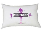 Ballerina Personalized Dance Pillowcase Pink Purple Teal Any Name Super Soft
