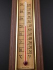 Vintage Sunbeam Plastic Thermometer 6 1 4  Usa Springfield Instrument Co