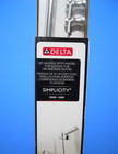 Delta Simplicity 20  Inch Sliding Shower Bath Tub Door Handle W knobs Set Chrome