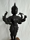 Vintage Thai Bronze Phra Phrom Brahma 4 Face Multi Arm Statue