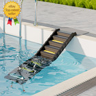 Foldable Dog Pool Ramp With 33  Legs For Free Height Adjustment safe   Easy Acce