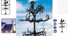 Elegant Weather-resistant Rooster Weathervane - Perfect For Farmhouse Gardens