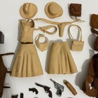 Huge Vintage Marx Johnny West Best Of The West Accessory Lot Jane Black Cavalry