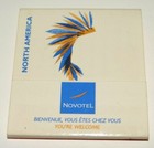 Novotel Hotel Worldwide Set Of 5 Matchbook Matches Vintage Continents Marlboro