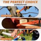 10-piece Reciprocating Saw Blades 6   8 Inch Wood   Metal Cutting Saw Blades Pre