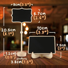 Mini Chalkboard Signs  30 Pack Framed Small Chalk Board Food Labels With Easel S