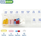 Weekly  7-day  Am pm Pill Organizer  Vitamin Case  Medicine Box  2 Times A Day