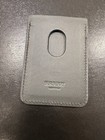 Burberry Men s Black Leather Logo Card Holder  Solid Pattern Iphone I-magsafe