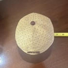 Estate Find Vintage 1960   s Child Polka Dot 6 Panel Canvas Hat Beige Brown