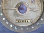 Vintage Zenith G725 Tube Am fm Radio Brown Bakelite