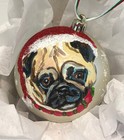 Custom Pet Portrait On Christmas Ornament  Hand Painted From Your Photographs