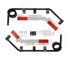 Mud Flap Hangers For Semi Trucks - 3 Coils - Angled Bar Type