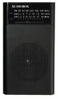 Audiobox Rx-3 Am fm sw Portable Pocket Size Radio With Telescoping Antenna Black