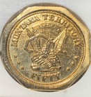 1964 Gilt Montana Centennial So-called Dollar Medal   Ngc Ms 65 Gem Uncirculated