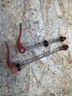 Titanium Salsa Flip Off Front 100mm   Rear 135mm Red Quick Release Skewers 84g