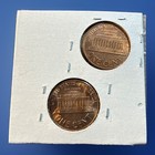 1959-p   D Lincoln Memorial Cents  Two Gem Bu Coins From Obw Rolls   5913