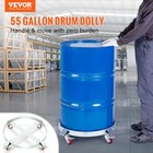 Vevor 2pcs 55 Gal Drum Dolly Heavy Duty Barrel Cart 1000lbs With Swivel Casters