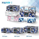Hand-e Touch Black Nitrile Disposable Gloves Large 50 Count Bbq Tattoo Hair
