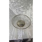 Vintage Silver Plated Mid Century Modern Bread Fruit Basket Mcm Serving Decor